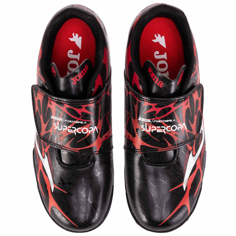 Сороконіжки дитячі Joma SUPER COPA SCJS2501TFV розмір 30-36 чорний-червоний
