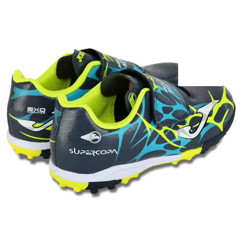 Сороконіжки дитячі Joma SUPER COPA SCJS2503TFV розмір 29-37 синій-жовтий