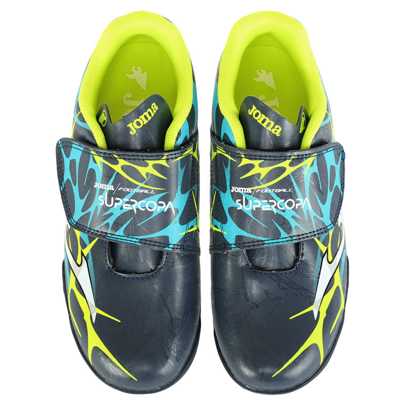 Сороконіжки дитячі Joma SUPER COPA SCJS2503TFV розмір 29-37 синій-жовтий