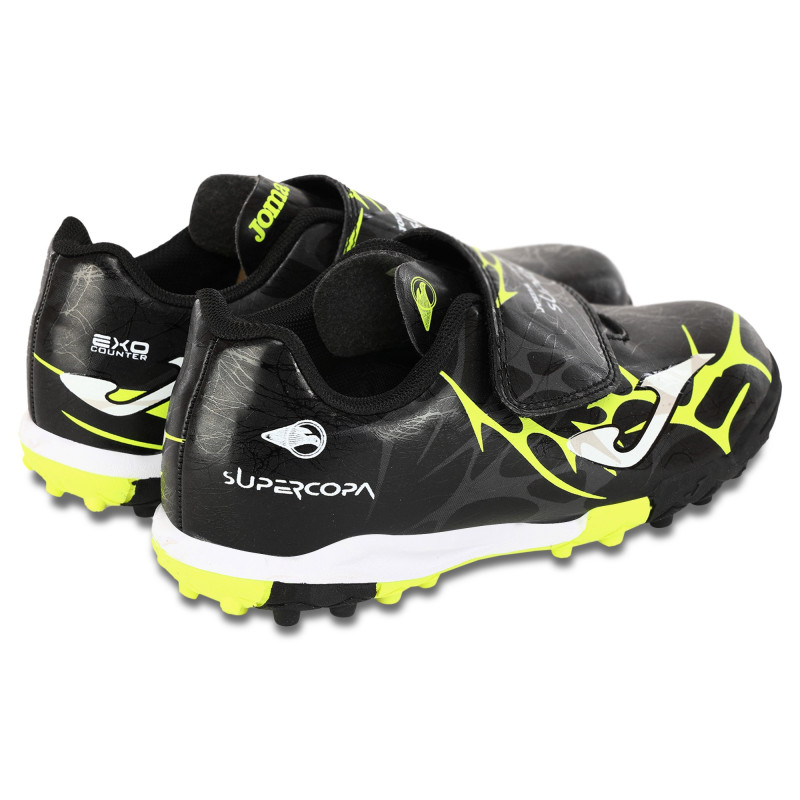 Сороконіжки футбольні дитячі Joma SUPER COPA SCJW2501TFV розмір 29-34 чорний-жовтий