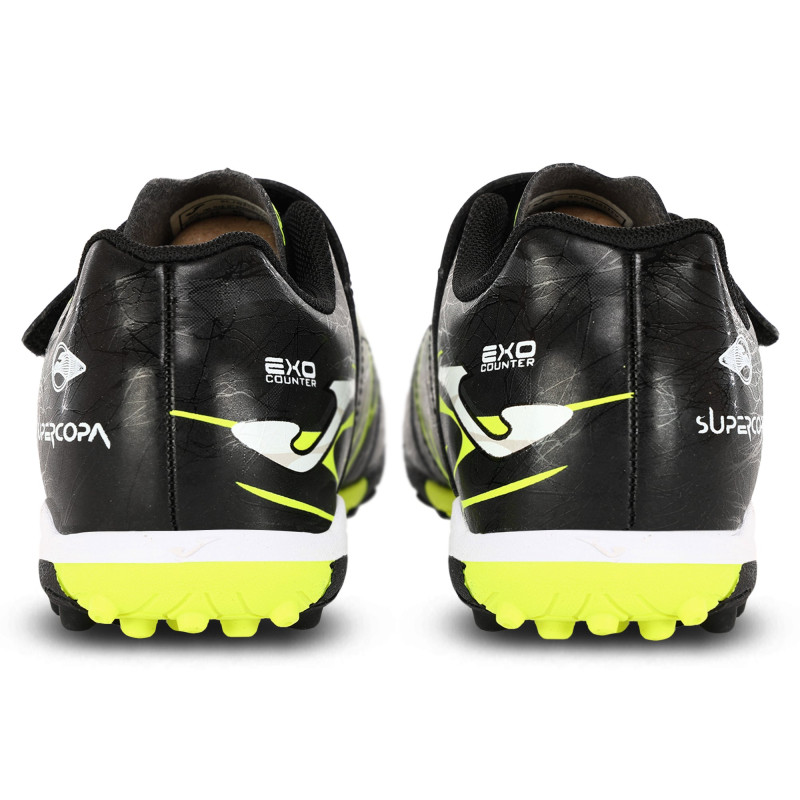 Сороконіжки футбольні дитячі Joma SUPER COPA SCJW2501TFV розмір 29-34 чорний-жовтий