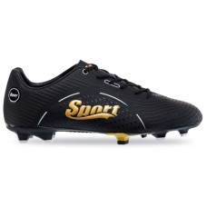 Бутси футбольні SPORT SG-301041-2 розмір 40-45 чорний-золотий