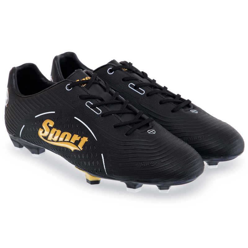 Бутси футбольні SPORT SG-301041-2 розмір 40-45 чорний-золотий