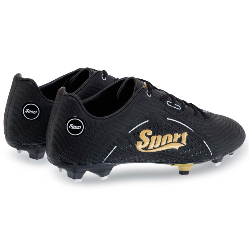 Бутси футбольні SPORT SG-301041-2 розмір 40-45 чорний-золотий