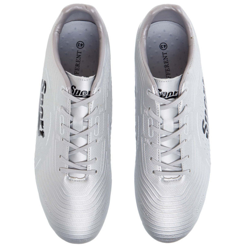 Бутси футбольні SPORT SG-301041-4 розмір 40-45 срібний-чорний