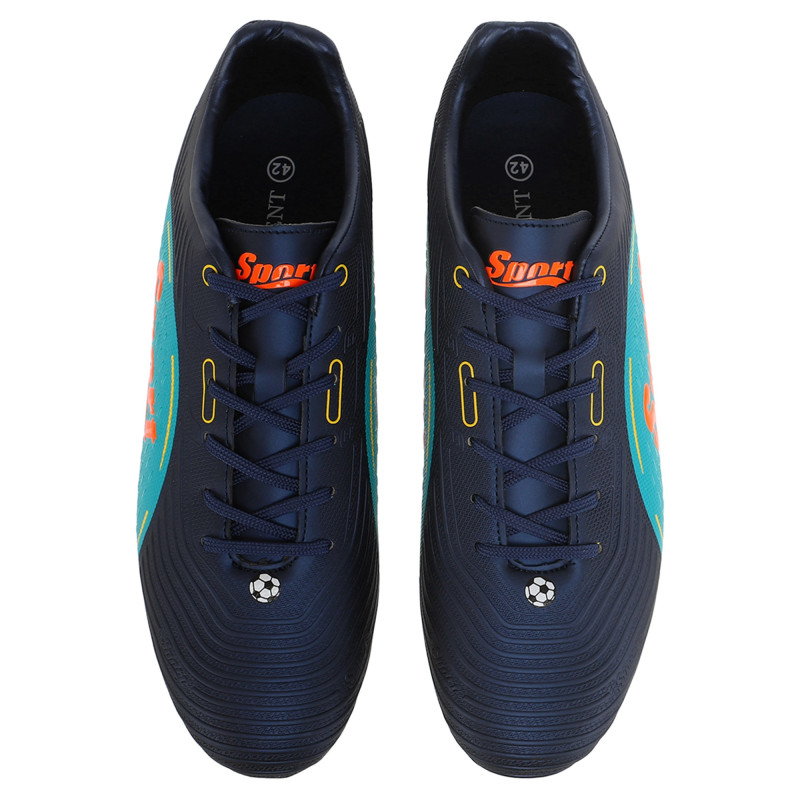 Бутси футбольні SPORT SG-301041-5 розмір 40-45 темно-синій-оранжевий