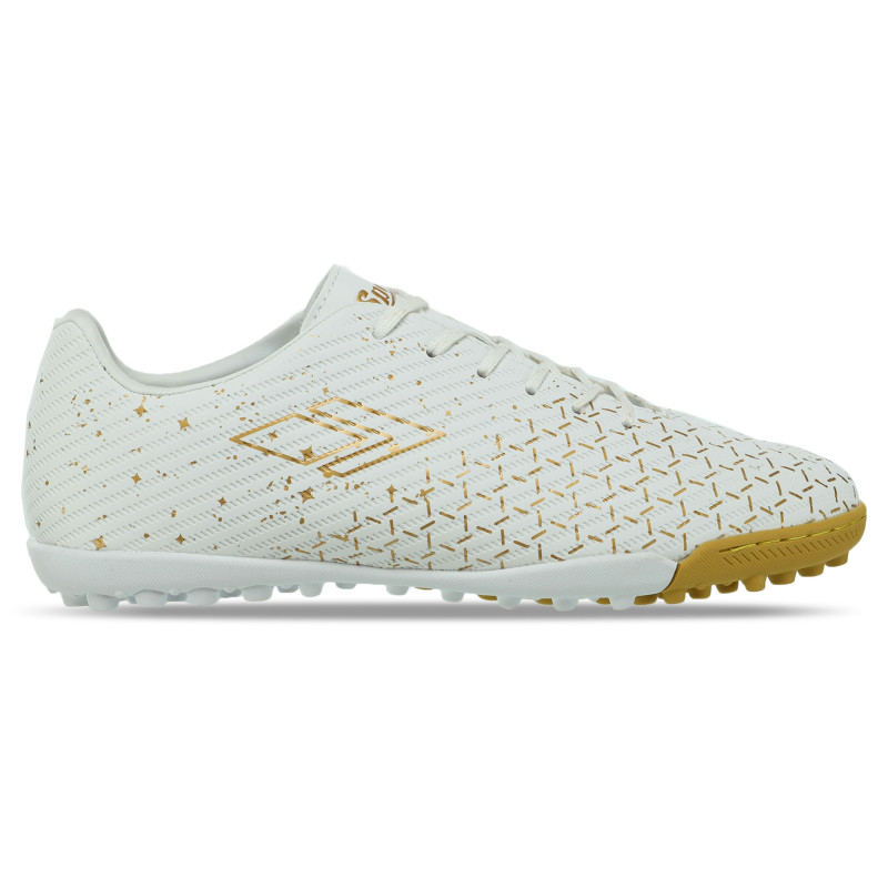 Сороконіжки футбольні DIFFERENT SPORT SG-301307-1 розмір 40-45 білий-золотий