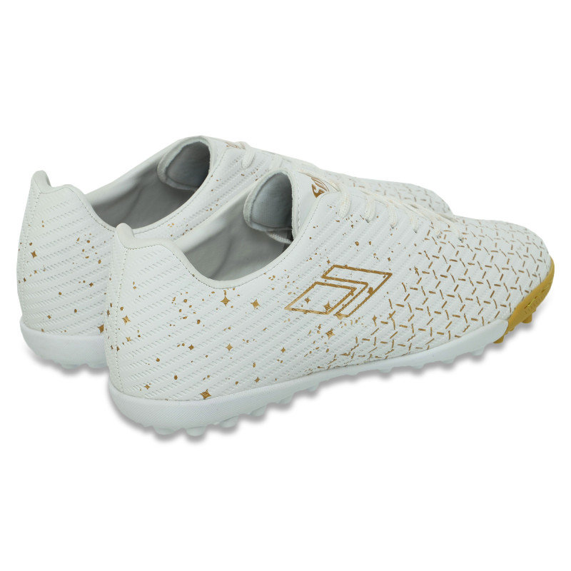 Сороконіжки футбольні DIFFERENT SPORT SG-301307-1 розмір 40-45 білий-золотий