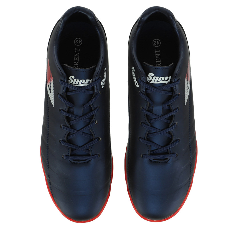 Сороконіжки футбольні DIFFERENT SPORT SG-301308-3 розмір 40-45 темно-синій-червоний