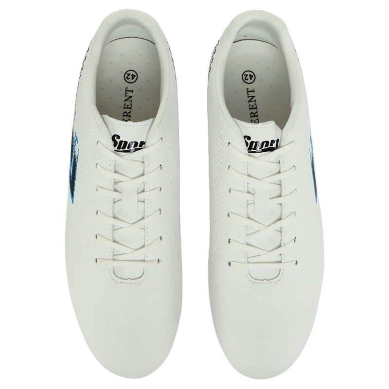 Бутси футбольні DIFFERENT SPORT SG-301309-3 розмір 40-45 білий-блакитний