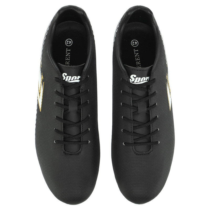 Бутси футбольні DIFFERENT SPORT SG-301309-4 розмір 40-45 чорний-золотий