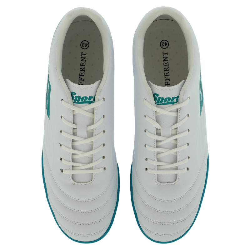 Сороконіжки футбольні DIFFERENT SPORT SG-301310-3 розмір 40-45 білий-блакитний