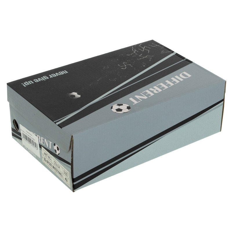 Сороконіжки футбольні DIFFERENT SPORT SG-301310-3 розмір 40-45 білий-блакитний