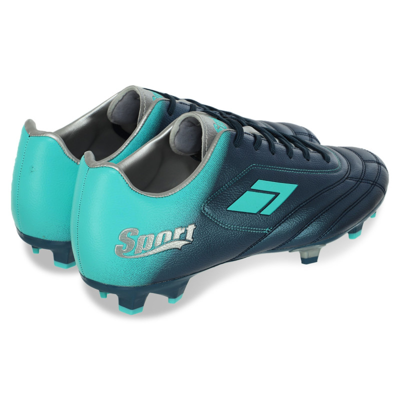 Бутси футбольні DIFFERENT SPORT SG-301313-2 розмір 40-45 темно-синій-бірюзовий