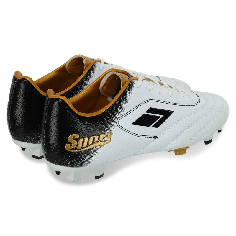 Бутси футбольні DIFFERENT SPORT SG-301313-4 розмір 40-45 білий-золотий