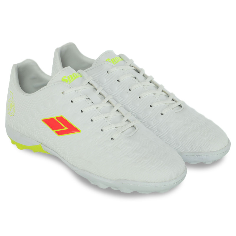 Сороконіжки футбольні DIFFERENT SPORT SG-301314-3 розмір 40-45 білий-жовтий