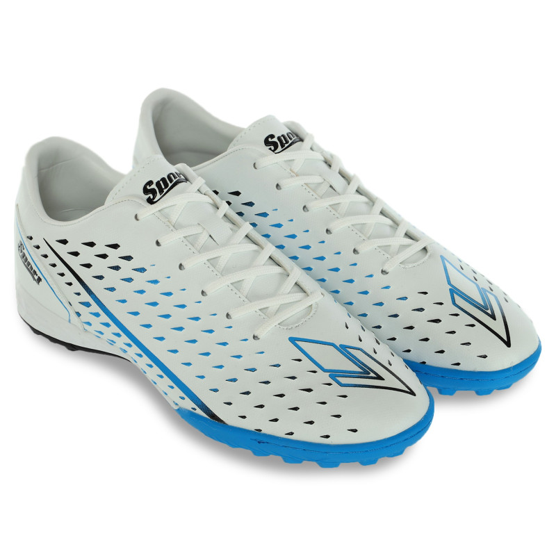 Сороконіжки футбольні DIFFERENT SPORT SG-301316-4 розмір 40-45 білий-синій