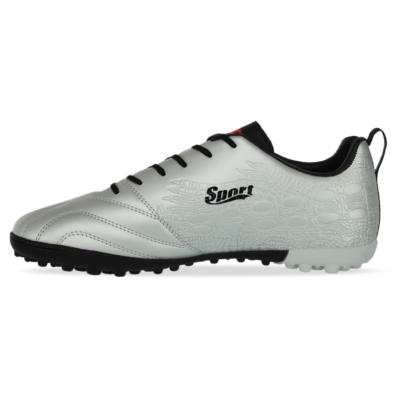 Сороконіжки футбольні DIFFERENT SPORT SG-301317-3 розмір 40-45 срібний-чорний