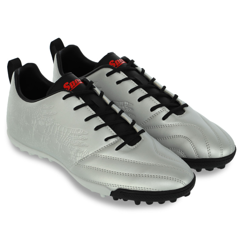 Сороконіжки футбольні DIFFERENT SPORT SG-301317-3 розмір 40-45 срібний-чорний