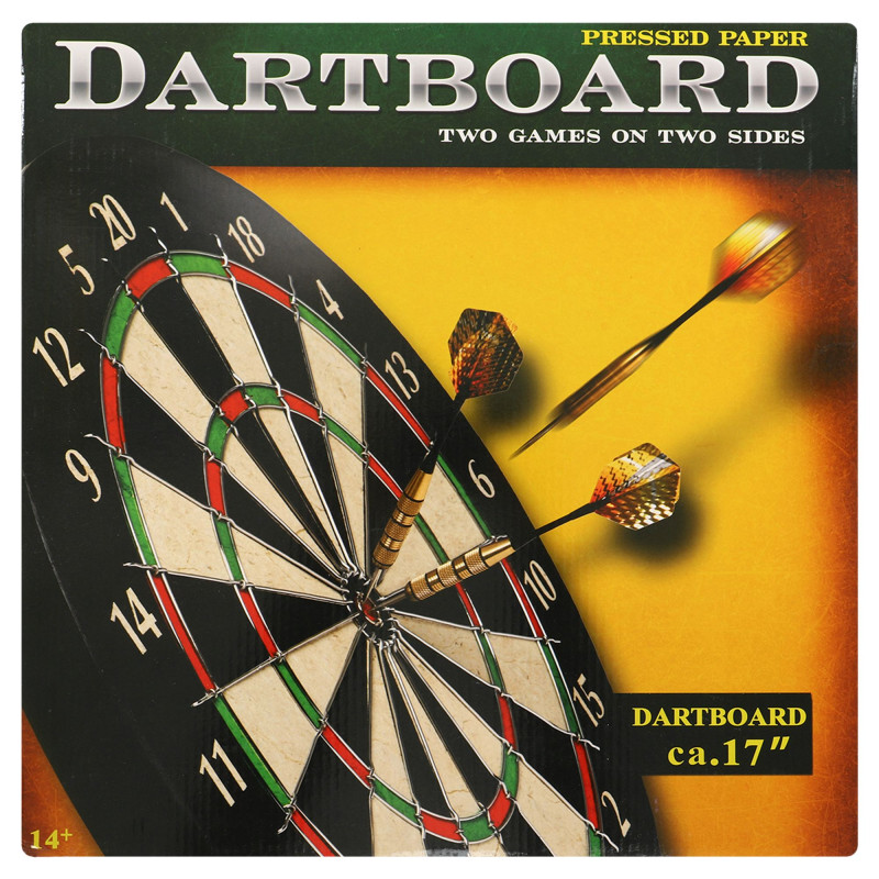 Дартс із Флока Flocked 6 дротиків і мішень Baili SJ-17316 17