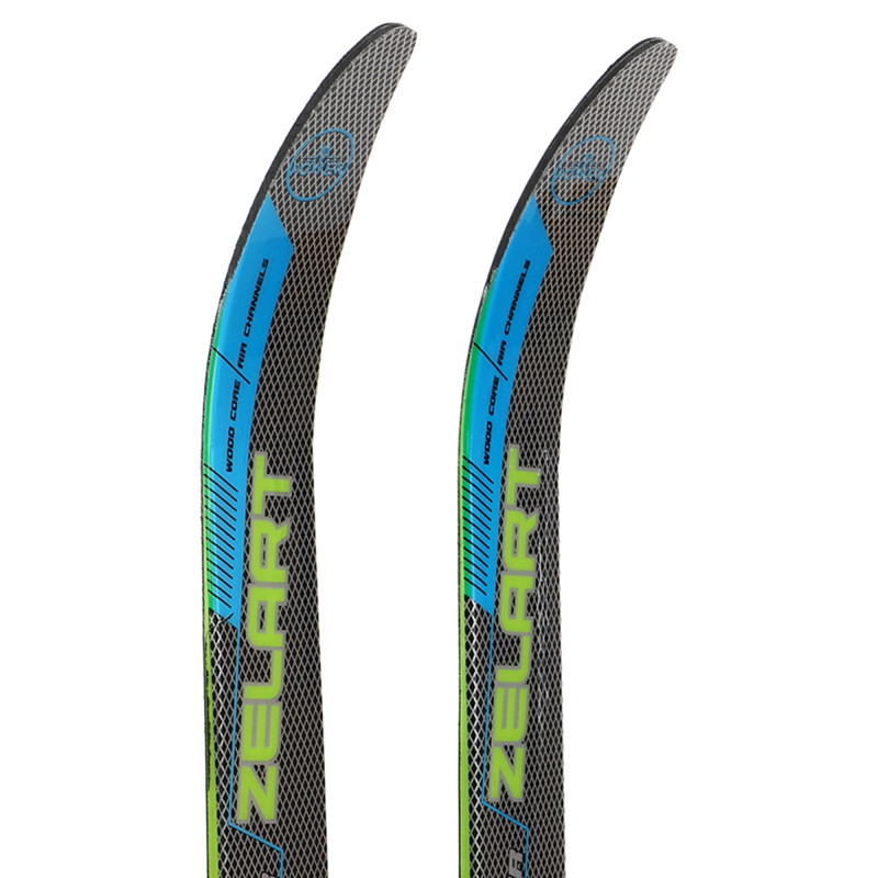 Лижі бігові дитячі в комплекті з палицями Zelart SK-0881-110B кольори в асортименті