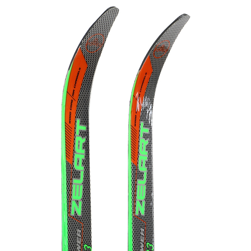 Лижі бігові дитячі в комплекті з палицями Zelart SK-0881-120B кольори в асортименті