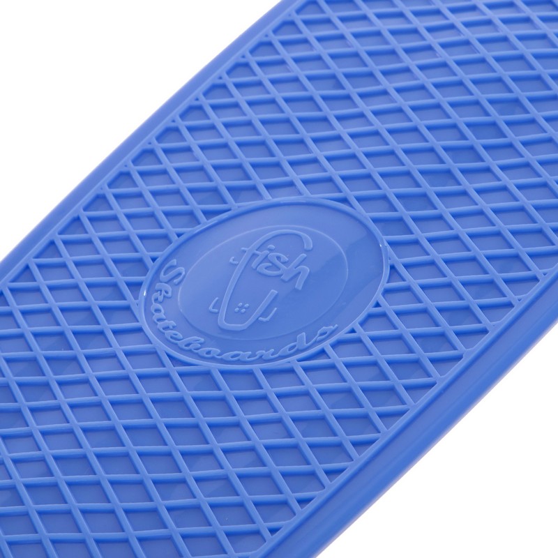 Пенні борд Penny Board круїзер пластиковий з колесами які світяться FISH SK-405-10 синій-жовтий