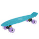 Пенні борд Penny Board круїзер пластиковий з колесами які світяться FISH SK-405-11 м’ятний-чорний-фіолетовий