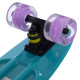 Пенні борд Penny Board круїзер пластиковий з колесами які світяться FISH SK-405-11 м’ятний-чорний-фіолетовий