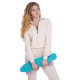 Пенні борд Penny Board круїзер пластиковий з колесами які світяться FISH SK-405-11 м’ятний-чорний-фіолетовий