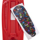 Пенні борд Penny Board круїзер пластиковий з колесами які світяться FISH SK-405-15 червоний-чорний-жовтий