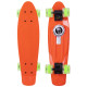 Пенні борд Penny Board круїзер пластиковий з колесами які світяться FISH SK-405-3 помаранчевий-чорний-зелений