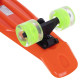 Пенні борд Penny Board круїзер пластиковий з колесами які світяться FISH SK-405-3 помаранчевий-чорний-зелений