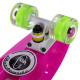 Пенні борд Penny Board круїзер пластиковий з колесами які світяться FISH SK-405-5 рожевий-білий-салатовий