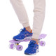 Пенні борд Penny Board круїзер пластиковий з колесами які світяться FISH SK-405-6 фіолетовий-білий