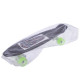Пенні борд Penny Board круїзер пластиковий з колесами які світяться FISH SK-405-7 чорний-салатовий-салатовий