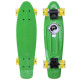 Пенні борд Penny Board круїзер пластиковий з колесами які світяться FISH SK-405-8 салатовий-чорний-жовтий