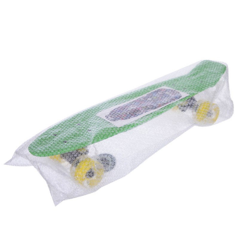 Пенні борд Penny Board круїзер пластиковий з колесами які світяться FISH SK-405-8 салатовий-чорний-жовтий