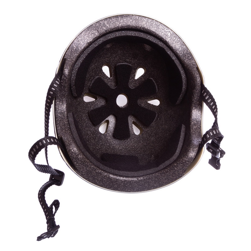 Шолом казанок захисний Zelart SKULL SK-5616-015 L-54-56 чорний-білий