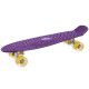 Пенні борд Penny Board круїзер пластиковий з колесами які світяться SP-Sport SK-5672-3 фіолетовий-жовтий