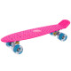 Пенні борд Penny Board круїзер пластиковий з колесами які світяться SP-Sport SK-5672-4 рожевий-блакитний