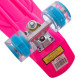 Пенні борд Penny Board круїзер пластиковий з колесами які світяться SP-Sport SK-5672-4 рожевий-блакитний