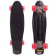 Пенні борд Penny Board круїзер пластиковий з колесами які світяться SP-Sport SK-5672-5 чорний-червоний