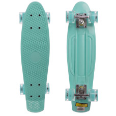 Пенні борд Penny Board круїзер пластиковий з колесами які світяться SP-Sport SK-5672-6 м'ятний