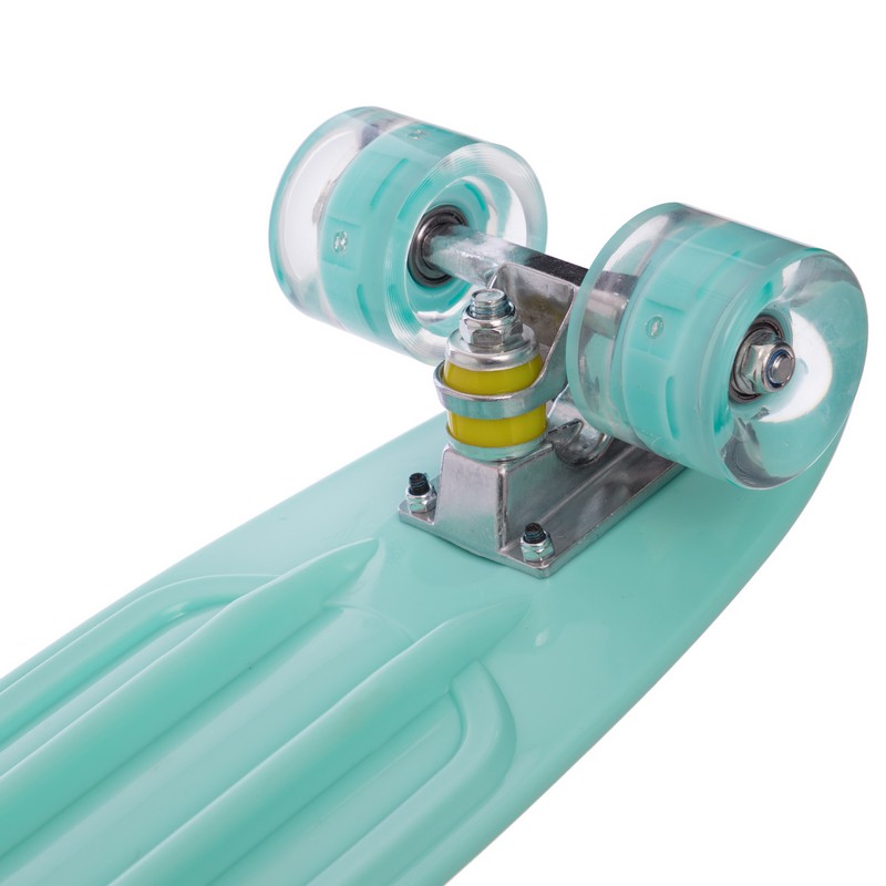 Пенні борд Penny Board круїзер пластиковий з колесами які світяться SP-Sport SK-5672-6 м'ятний
