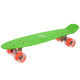 Пенні борд Penny Board круїзер пластиковий з колесами які світяться SP-Sport SK-5672-7 салатовий-помаранчевий