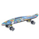 Пенні борд Penny Board круїзер пластиковий з колесами які світяться та ручкою для перенесення 24
