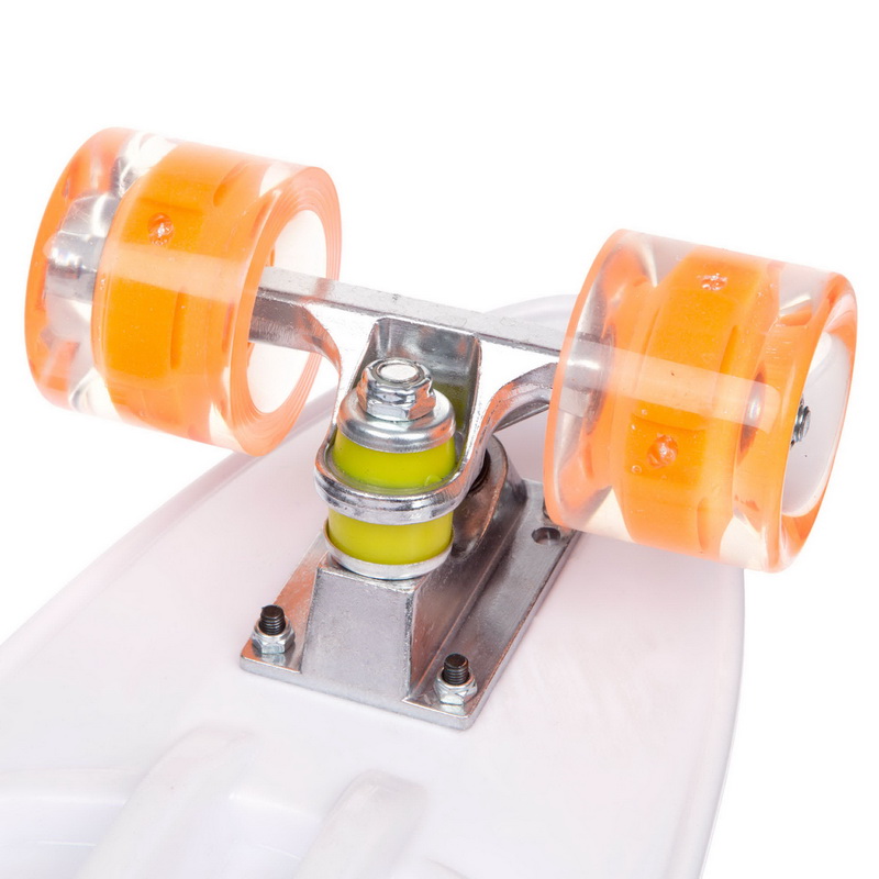 Пенні борд Penny Board круїзер пластиковий з колесами які світяться та ручкою для перенесення 24