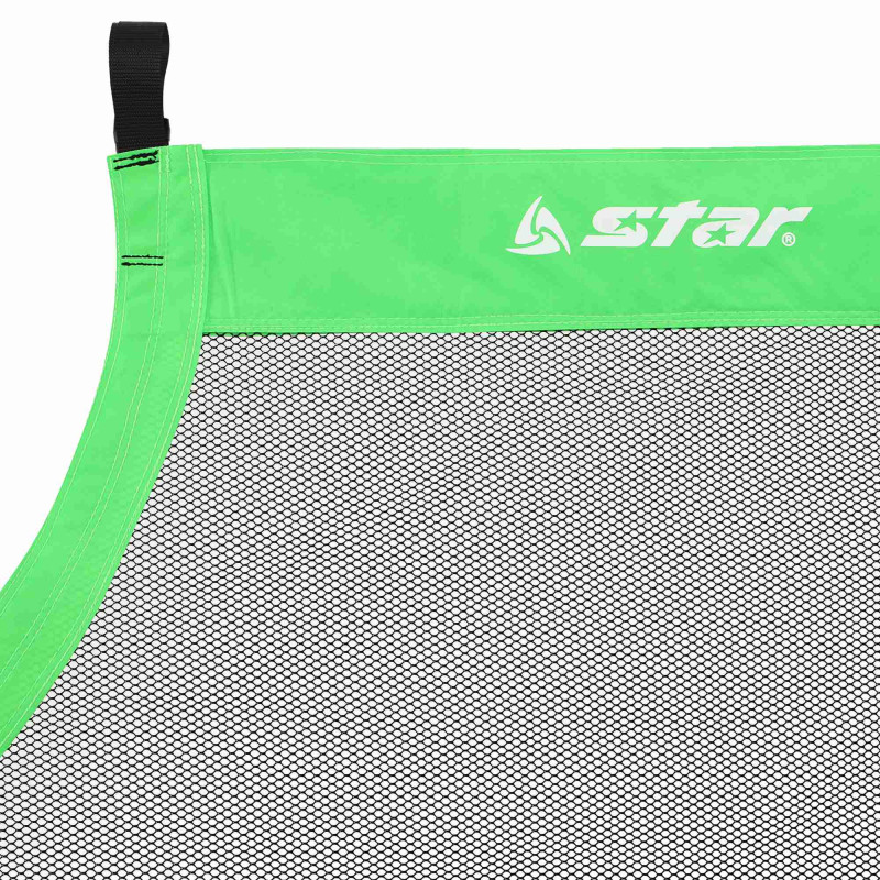 Сітка-мішень тренувальна на ворота футбольні Футбольний тренажер 1 штука STAR SN930J 5x2м чорний