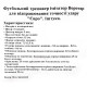 Сітка на футбольні ворота з кишенями для відпрацювання точності удару 1 штука SP-Planeta Євро SO-9264 7,5x2,5м червоно-білий